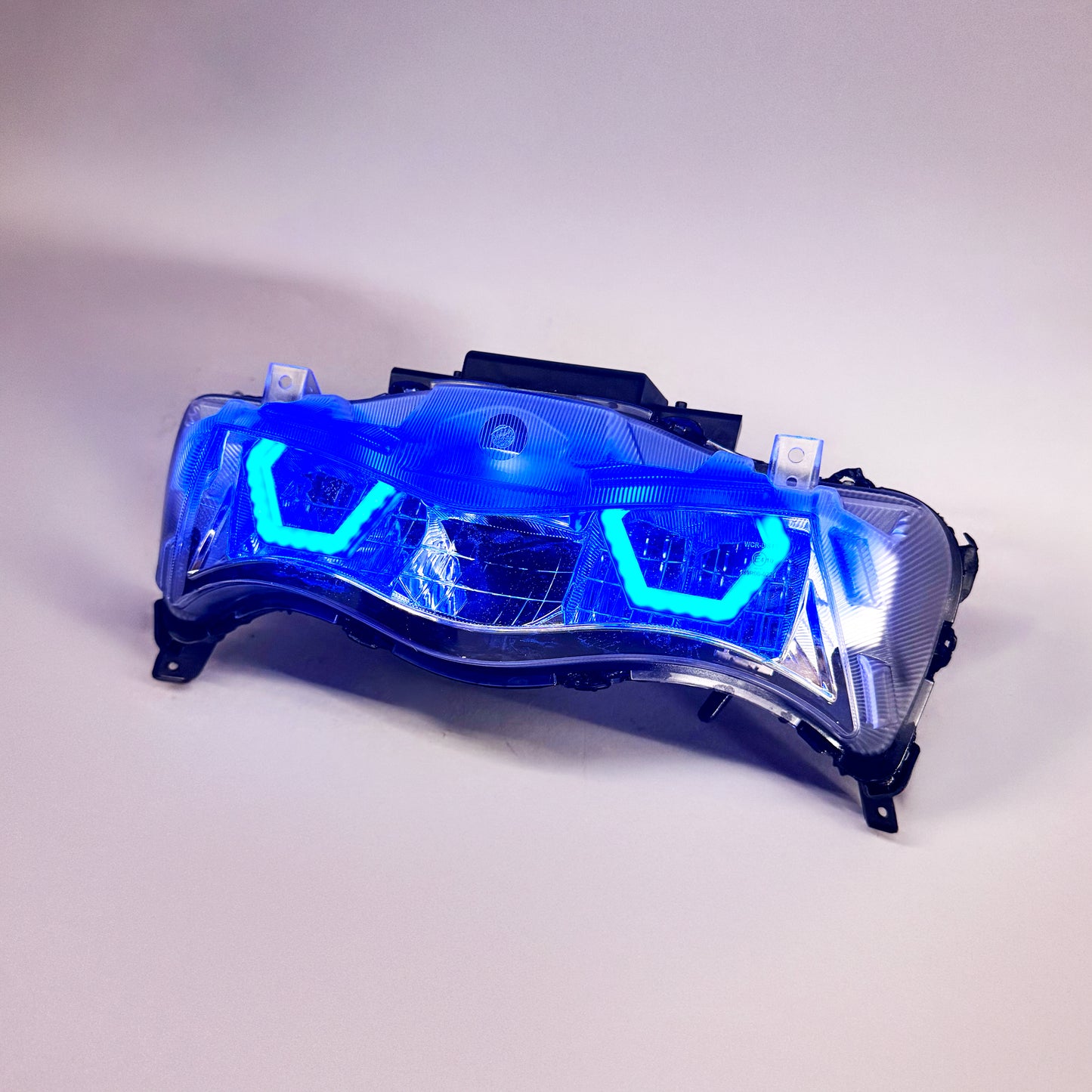 FARO BASSO RGB CUSTOM HEXAGONE HONDA SH 125/150/350