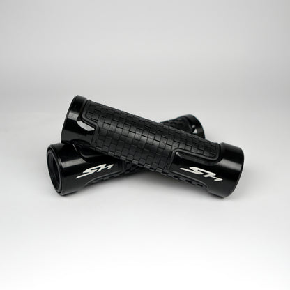 COPPIA MANOPOLE ARIETE NERE SUPER SOFT PER COMANDI RISCALDATI MOTO BMW - Foto 14