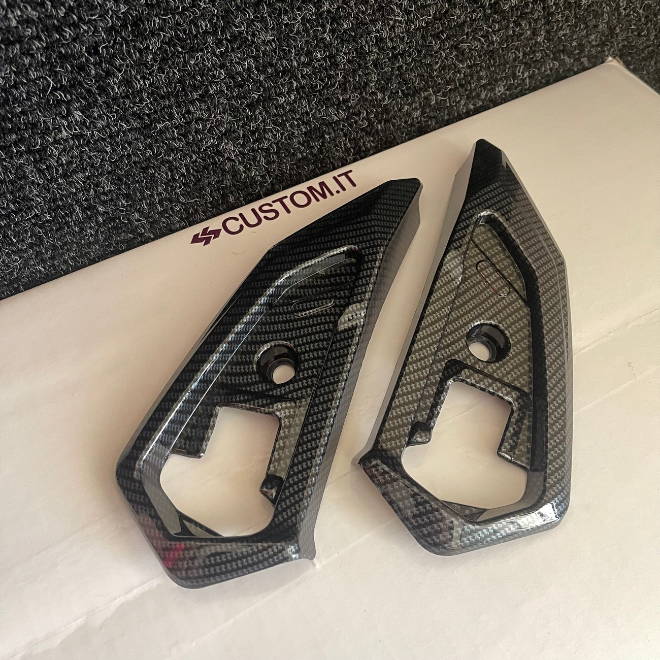 CARBON COVER FOR FOOTREST COMPATIBLE WITH SH 350