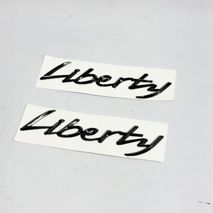 STEMMA LATERALE PIAGGIO "LIBERTY" NERO OPACO