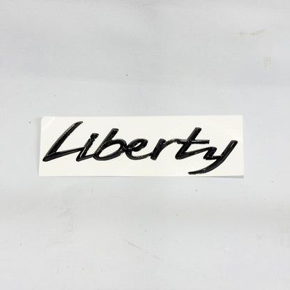 STEMMA LATERALE PIAGGIO "LIBERTY" NERO OPACO