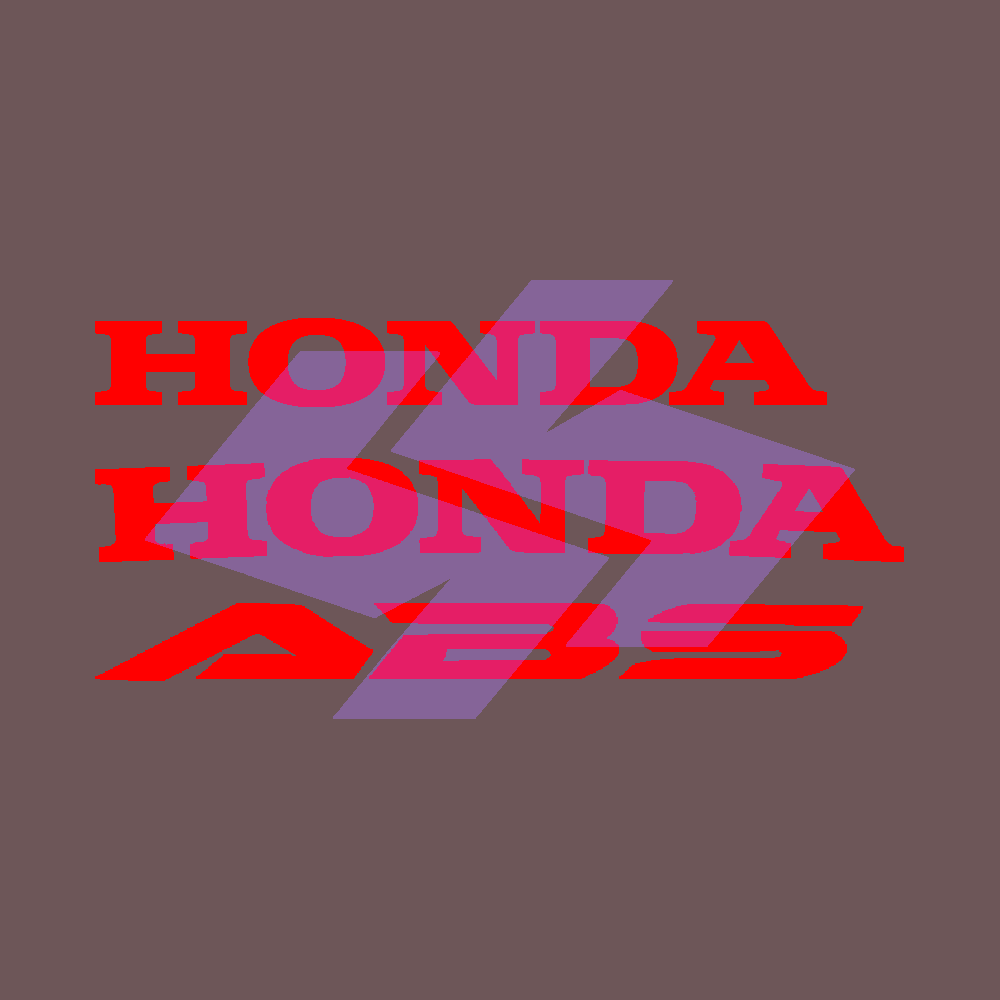 SH HONDA-ABS CUSTOM STICKER KIT