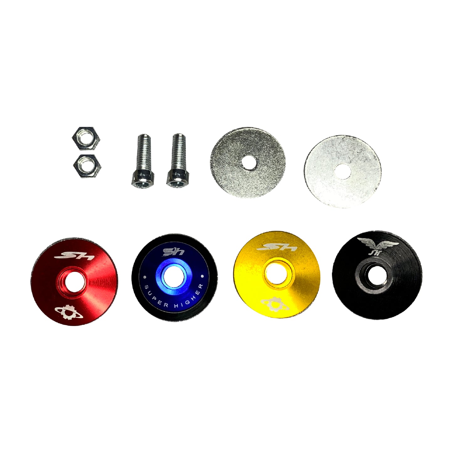 Micro Specchietti bilaterali in acciaio inox