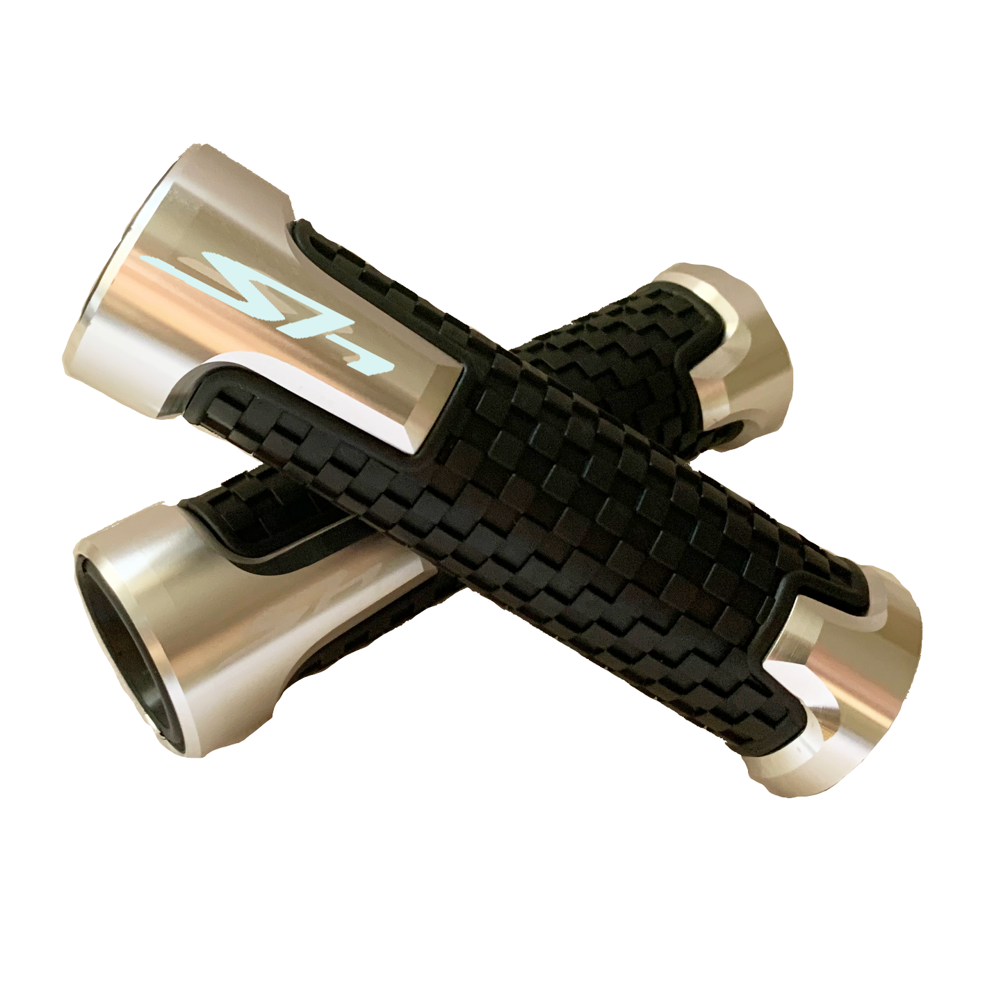 0280.82.40 Coppia Manopole Domino NERE Honda SH 125 150 300 TUTTI - Foto 1